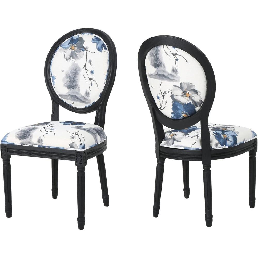 image:imageChristopher Knight Home Hero Traditional Fabric Dining Chairs Floral Print