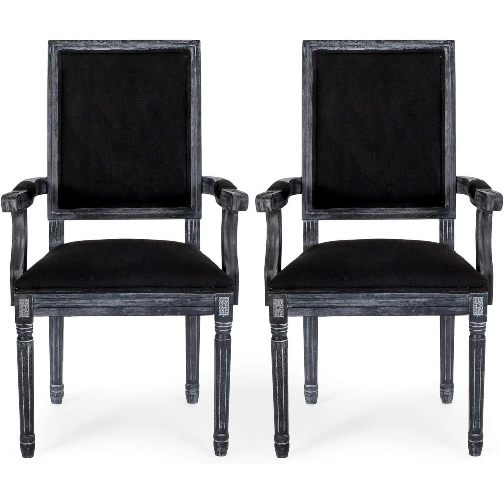 image:imageChristopher Knight Home Maria DINING CHAIR SETS Light Grey NaturalBlack Gray