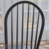 Christopher Knight Home Declan Farmhouse Cottage High Back Spindled Rubberwood Dining Chairs, 2-Pcs Set, Black(Dining Chairs)