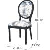 Christopher Knight Home Hero Traditional Fabric Dining Chairs, Floral Print
