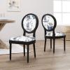 Christopher Knight Home Hero Traditional Fabric Dining Chairs, Floral Print