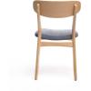 Christopher Knight Home Lucious Fabric / Oak Finish Dining Chairs, 2-Pcs Set, Dark Grey(Dark Grey)
