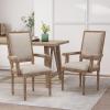 Christopher Knight Home Maria DINING CHAIR SETS, Light Grey + Natural(Beige + Natural)