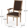Christopher Knight Home Maria DINING CHAIR SETS, Light Grey + Natural(Brown + Natural)