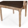 Christopher Knight Home Maria DINING CHAIR SETS, Light Grey + Natural(Brown + Natural)