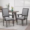 Christopher Knight Home Maria DINING CHAIR SETS, Light Grey + Natural(Grey)