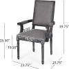 Christopher Knight Home Maria DINING CHAIR SETS, Light Grey + Natural(Grey)