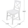 Christopher Knight Home Roshan Farmhouse Acacia Wood Dining Chairs, White