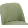 Christopher Knight Home Set of 2 Ringo Fabric Upholstered Dining Chairs, Rubberwood Frame, Curved Backrest,Foam-Filled Cushion, Armless Accent Chair/Side Chair, Dining Room/Kitchen, Apricot+Walnut(Mint+black)
