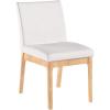 GDFStudio Christopher Knight Home Kwame Fabric / Oak Finish Dining Chairs, 2-Pcs Set, Light Beige