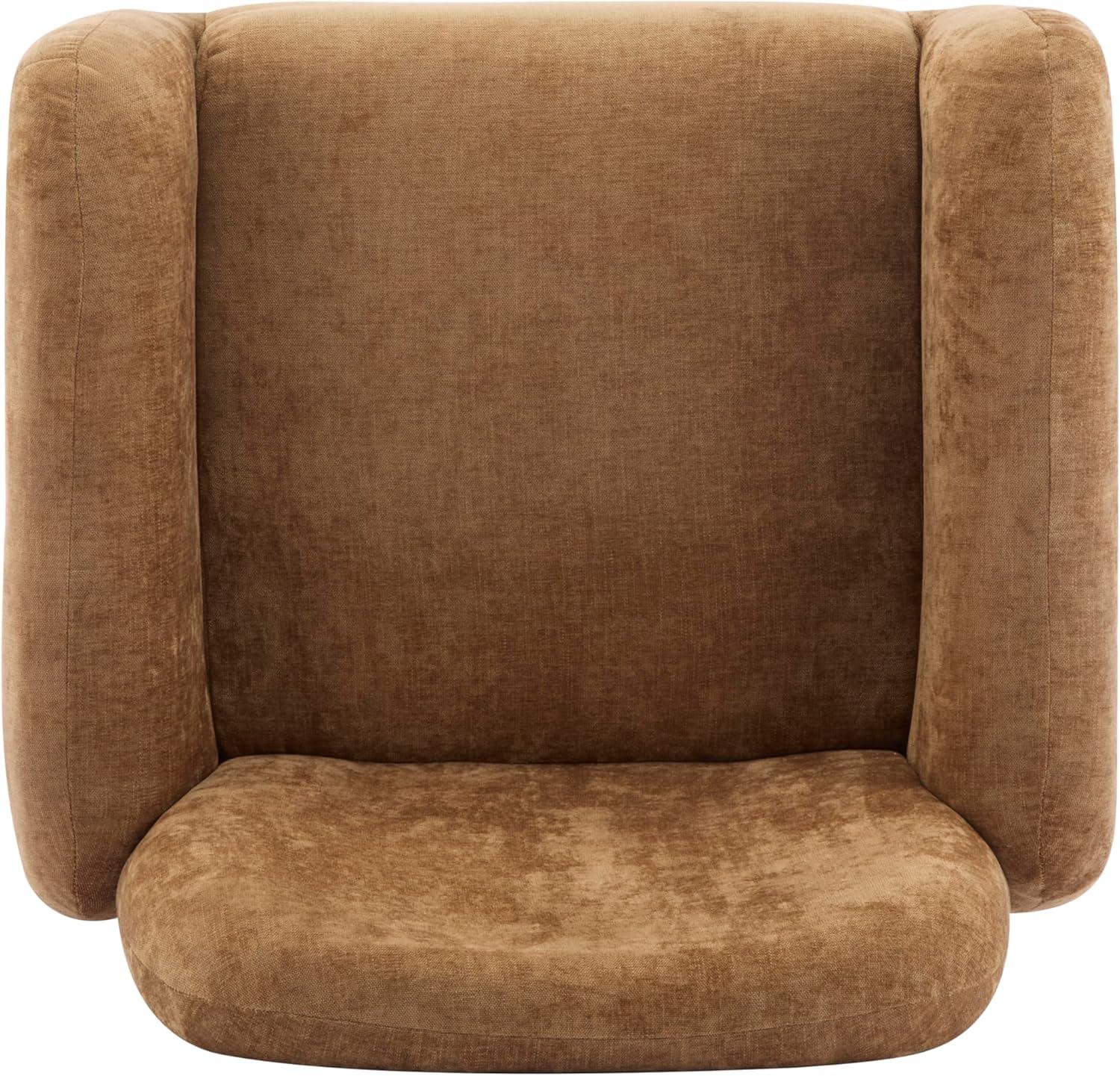 image:imageChristopher Knight Home Audrey Modern Upholstered Accent Chair Low Profile Lounge Chair Inddor Wooden Comfy Reading Chair Soft Seating Single Lounge Sofa Tan BrownTan Brown
