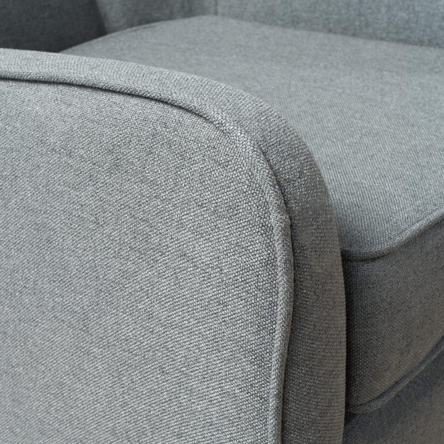 image:imageChristopher Knight Home Felicity MidCentury Fabric Arm Chairs 2Pcs Set Charcoal