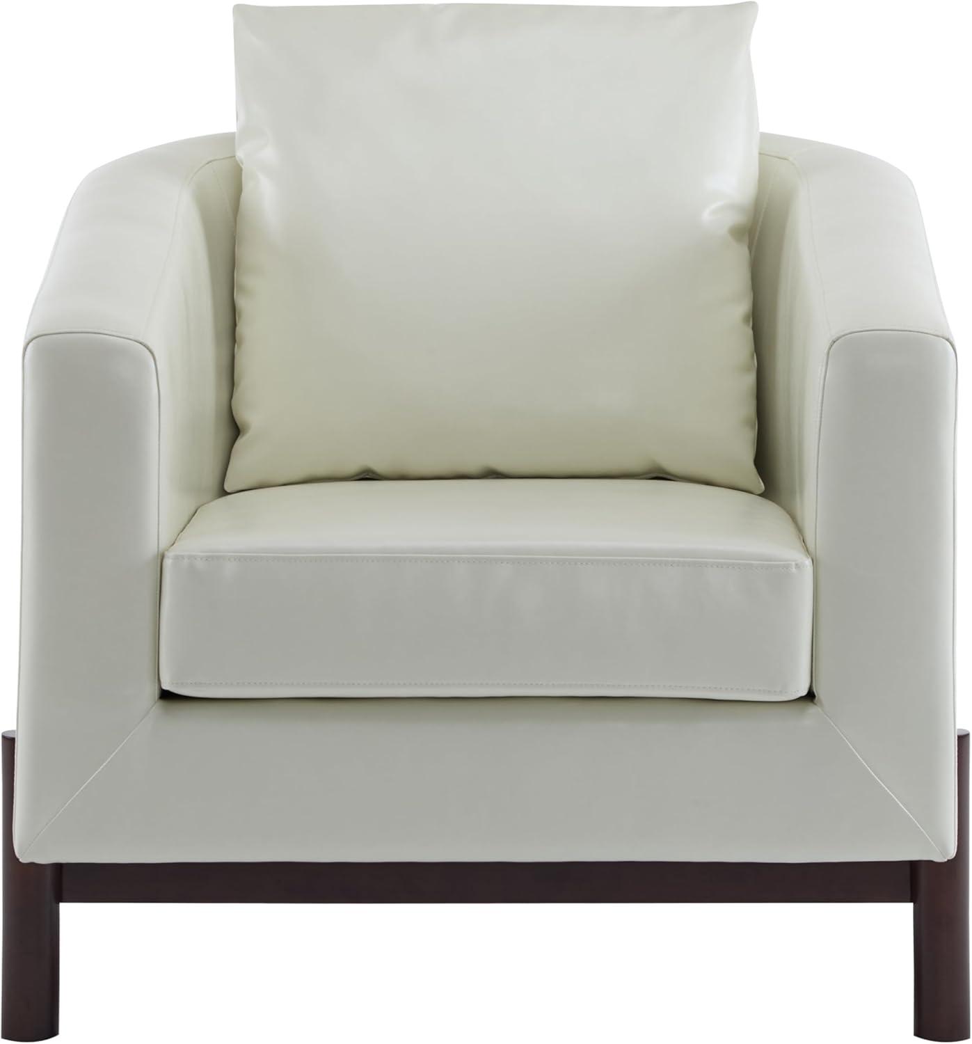 image:imageChristopher Knight Home Upholstered Club Chair Comft Accent Chair Soft Armchair Reading Single Sofa with Wood Legs Barrel Lounge Chair for Living Room Bedroom Home Rest 335 x335x315 WhiteWhite