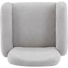 Christopher Knight Home Audrey Modern Upholstered Accent Chair, Low Profile Lounge Chair Inddor, Wooden Comfy Reading Chair, Soft Seating Single Lounge Sofa, Tan Brown(Light Grey)