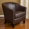 Christopher Knight Home Austin Bonded Leather Club Chair, Brown