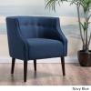 Christopher Knight Home Brandi Fabric Club Chair, Navy Blue