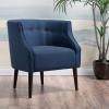 Christopher Knight Home Brandi Fabric Club Chair, Navy Blue