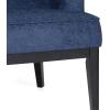 Christopher Knight Home Clough Accent Chair, Charcoal + Dark Brown(Navy Blue + Dark Brown)