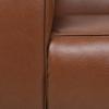 Christopher Knight Home Goyette Club Chair – Faux Leather – Cognac Brown/Dark Walnut