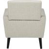 Christopher Knight Home Sienna Mid-Century Modern Fabric Club Chair, Beige 29.5D x 31.1W x 34.5H Inch(Beige)