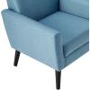 Christopher Knight Home Sienna Mid-Century Modern Fabric Club Chair, Blue