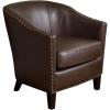 Christopher Knight Home Austin Bonded Leather Club Chair, Brown