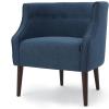 Christopher Knight Home Brandi Fabric Club Chair, Navy Blue