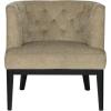 Christopher Knight Home Clough Accent Chair, Charcoal + Dark Brown(Dark Beige + Dark Brown)