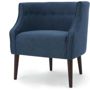 Christopher Knight Home Brandi Fabric Club Chair, Navy Blue