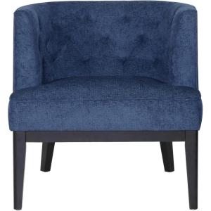 Christopher Knight Home Clough Accent Chair, Charcoal + Dark Brown(Navy Blue + Dark Brown)