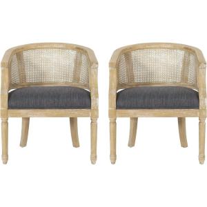 Christopher Knight Home Steinaker Accent Chair, Beige + Natural(Charcoal + Natural)