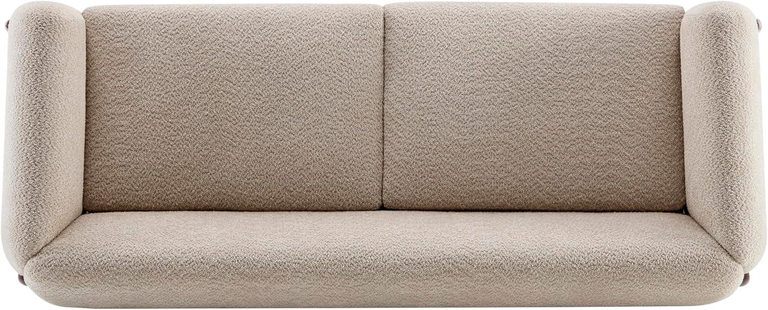 image:imageChristopher Knight Home Almab 82 Inches Sofa Couch Cozy Boucle Upholstered 3Seater Sofa Wood Frame Couch Comfy Couches for Living Room and Office Modern Sofa Lounge Seating Navy BlueAlmond