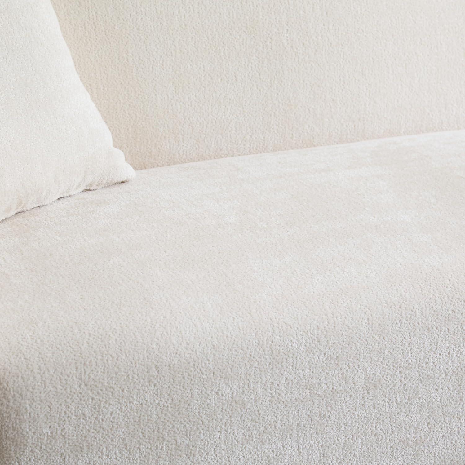image:imageChristopher Knight Home Audie Modern Minimalist Living Room Boucle Fabric Upholstered 3Seater Sofa CouchErgonomic Lounge Couch SeatingSoft Padded CushionWooden FrameBedroomHome OfficeWhiteBeige