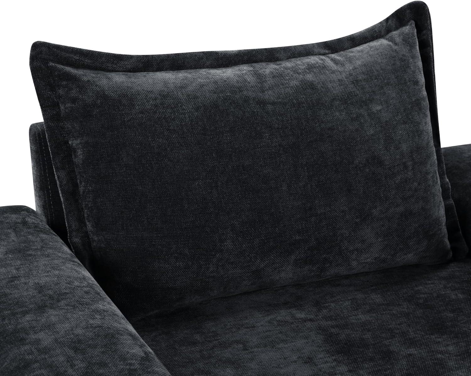image:imageChristopher Knight Home Aylen Modern Chenille Upholstered Accent Chair with Wide Armrests Wooden Living Room Club Chair Bedroom Comfy Reading Chair with Back Pillow Teal GreenBlack