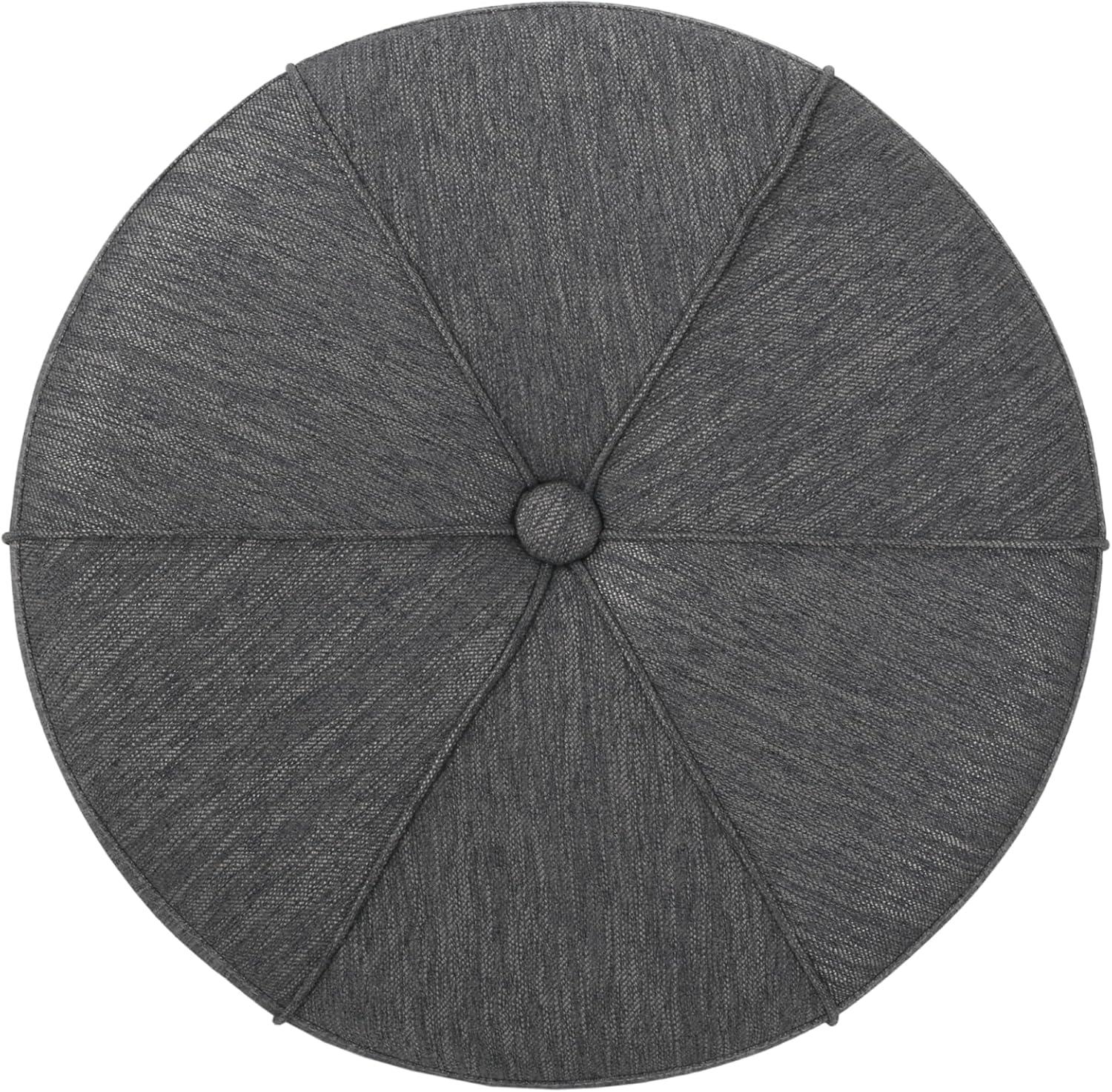 image:imageChristopher Knight Home Birdsong Upholstered Round Ottoman Charcoal