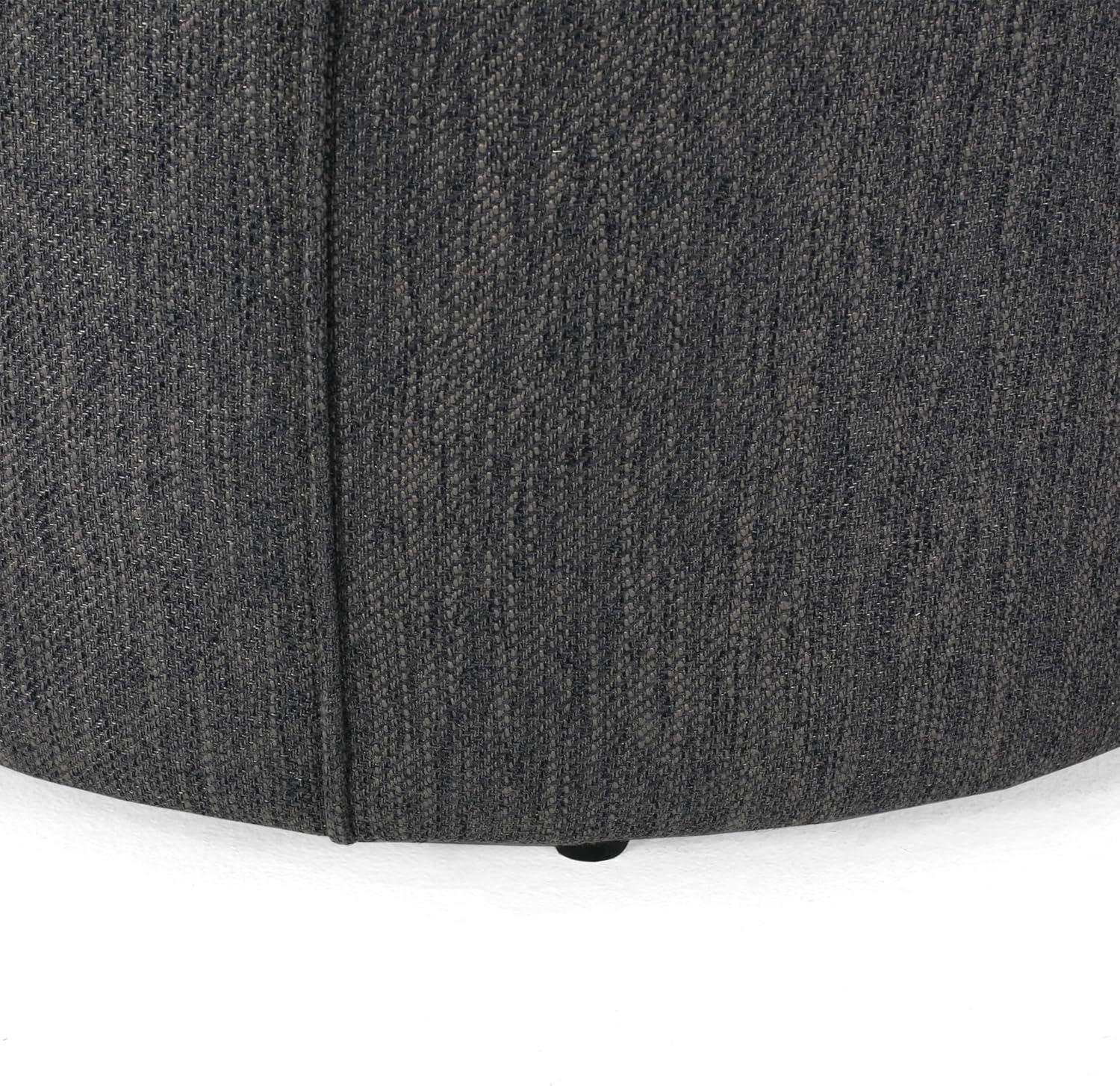 image:imageChristopher Knight Home Birdsong Upholstered Round Ottoman Charcoal