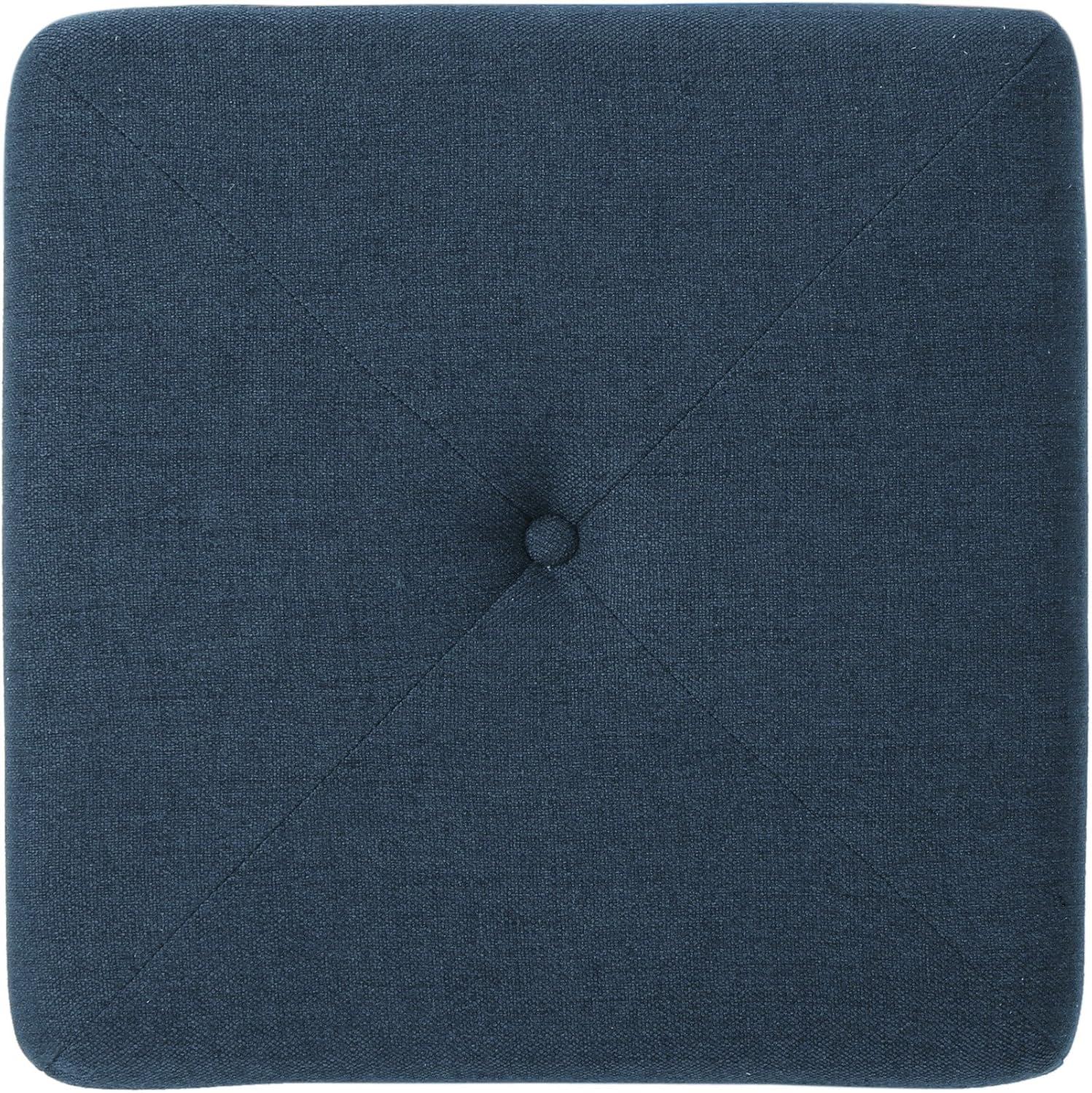 image:imageChristopher Knight Home Cayla Fabric Square Ottoman Navy Blue