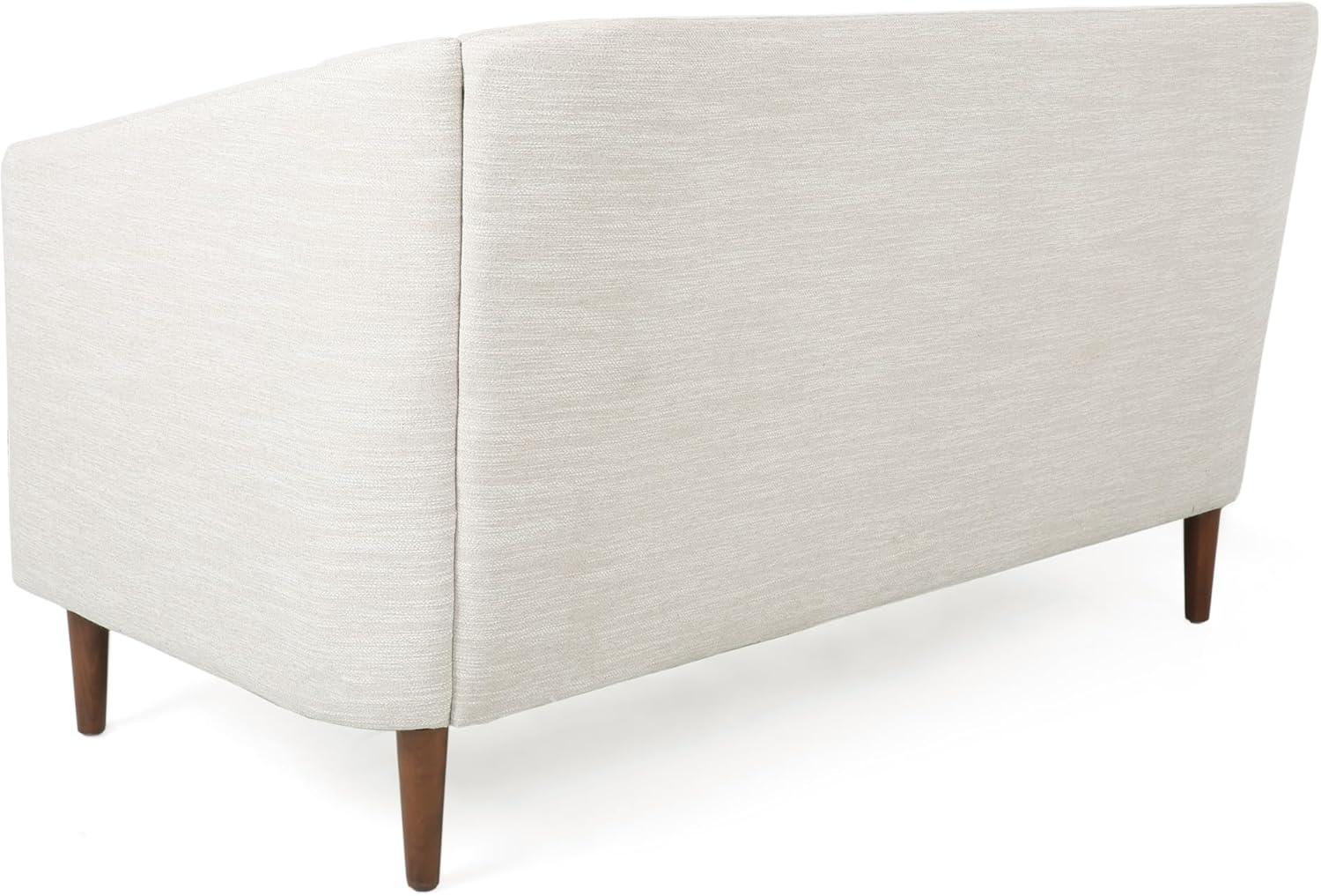 image:imageChristopher Knight Home Contemporary Tufted and Diamond Stitching Faux Leather LoveseatTubDesign 2Seater SofaRemovable CushionsBirch Wood LegsSquare ArmsDark Brown and EspressoBeige