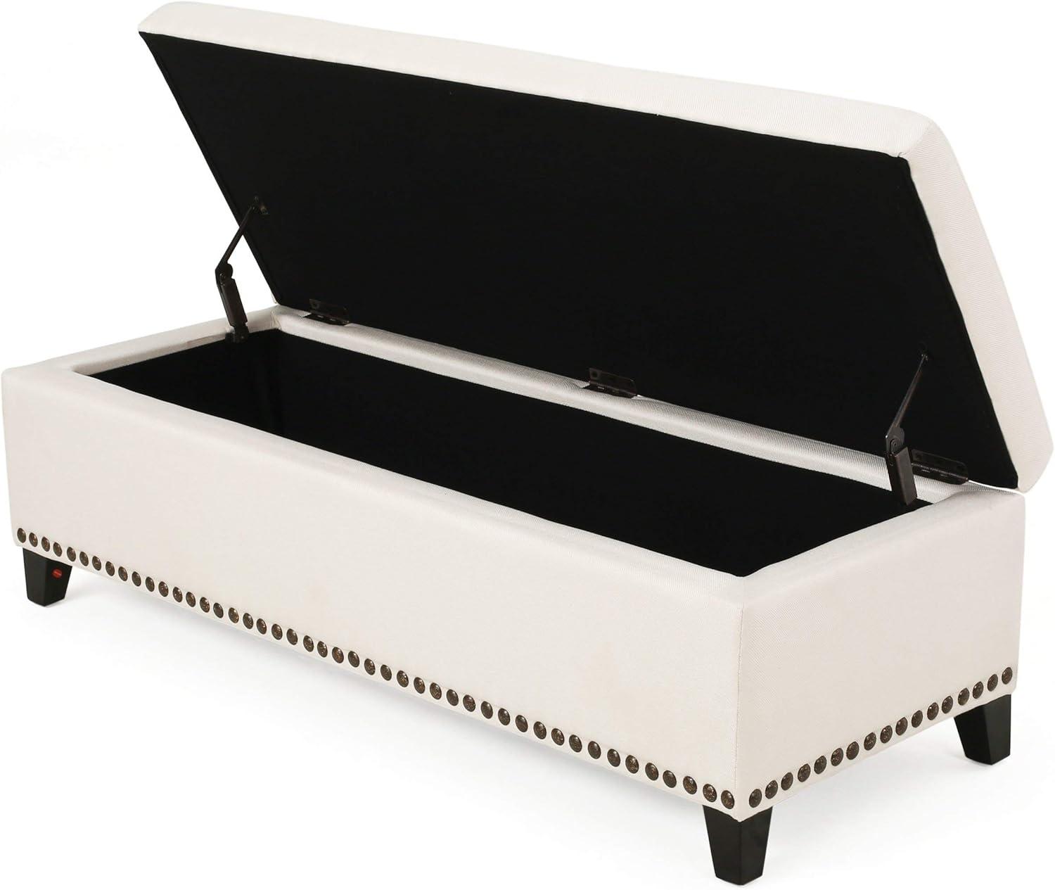 image:imageChristopher Knight Home Isra Fabric Ottoman Beige