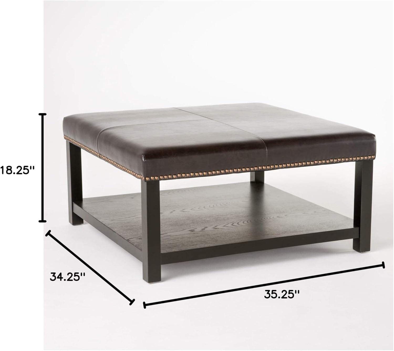 image:imageChristopher Knight Home Julia Bench with Rack Brown