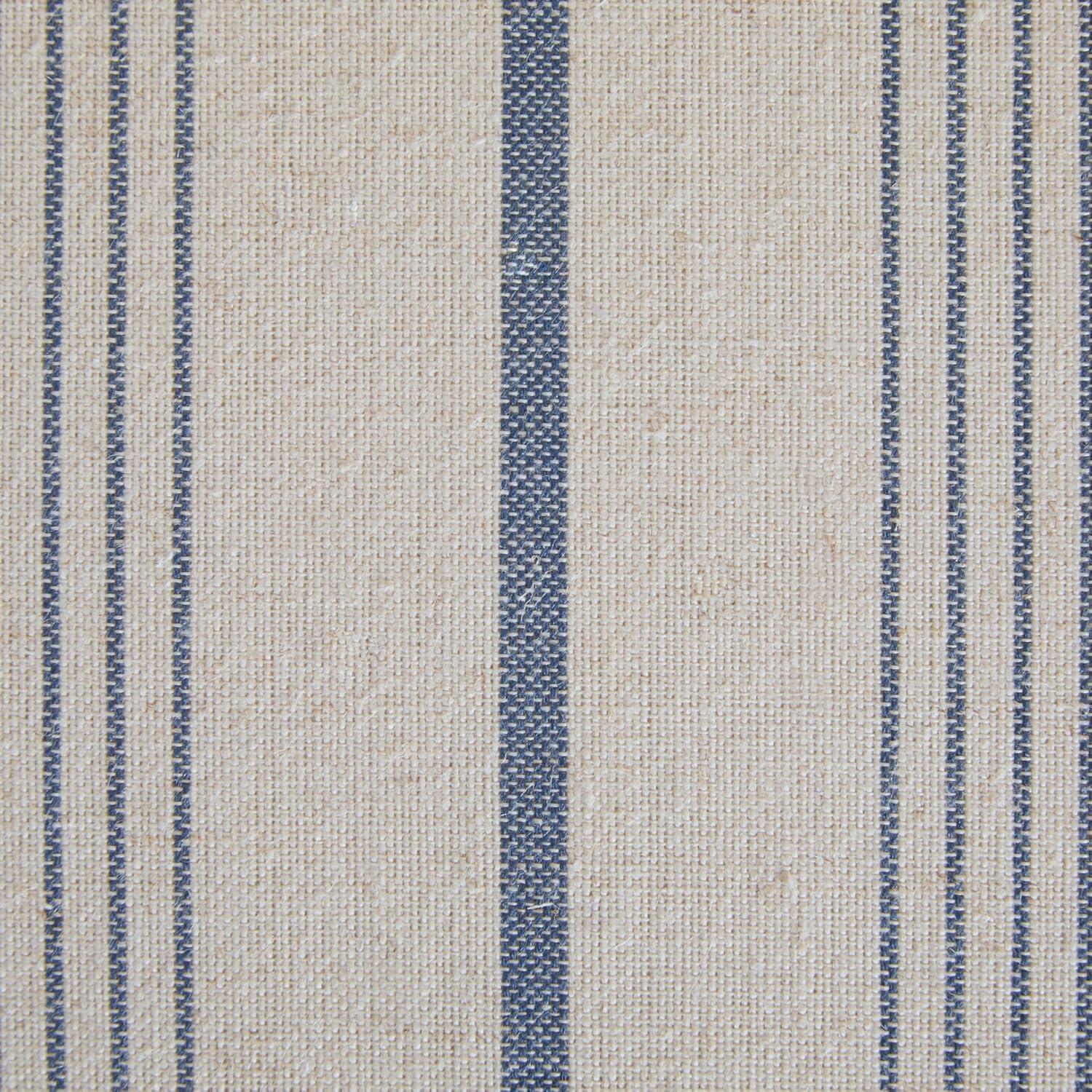 image:imageChristopher Knight Home Lixi Fabric Upholstered Accent Chair Wooden Living Room Barrel Chair Bedroom Comfy Reading Chair Beige and Blue