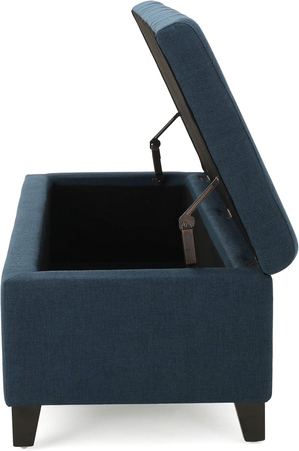 image:imageChristopher Knight Home Mission Fabric Storage Ottoman Dark Blue 1875 x 5050 x 1600 inchesDark Blue fabric