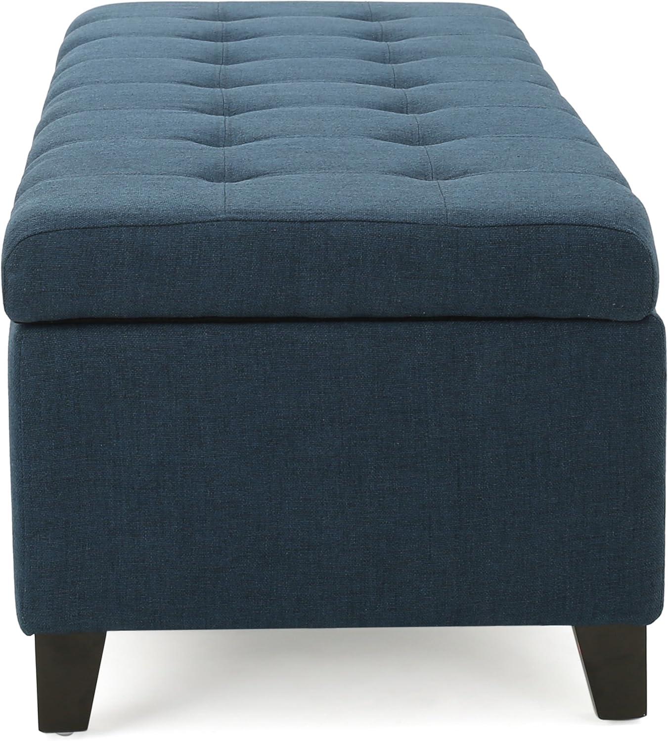 image:imageChristopher Knight Home Mission Fabric Storage Ottoman Dark Blue 1875 x 5050 x 1600 inchesDark Blue fabric