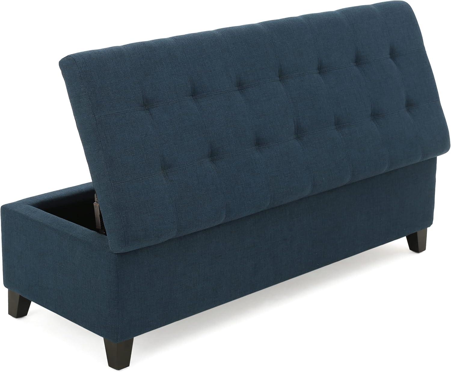 image:imageChristopher Knight Home Mission Fabric Storage Ottoman Dark Blue 1875 x 5050 x 1600 inchesDark Blue fabric