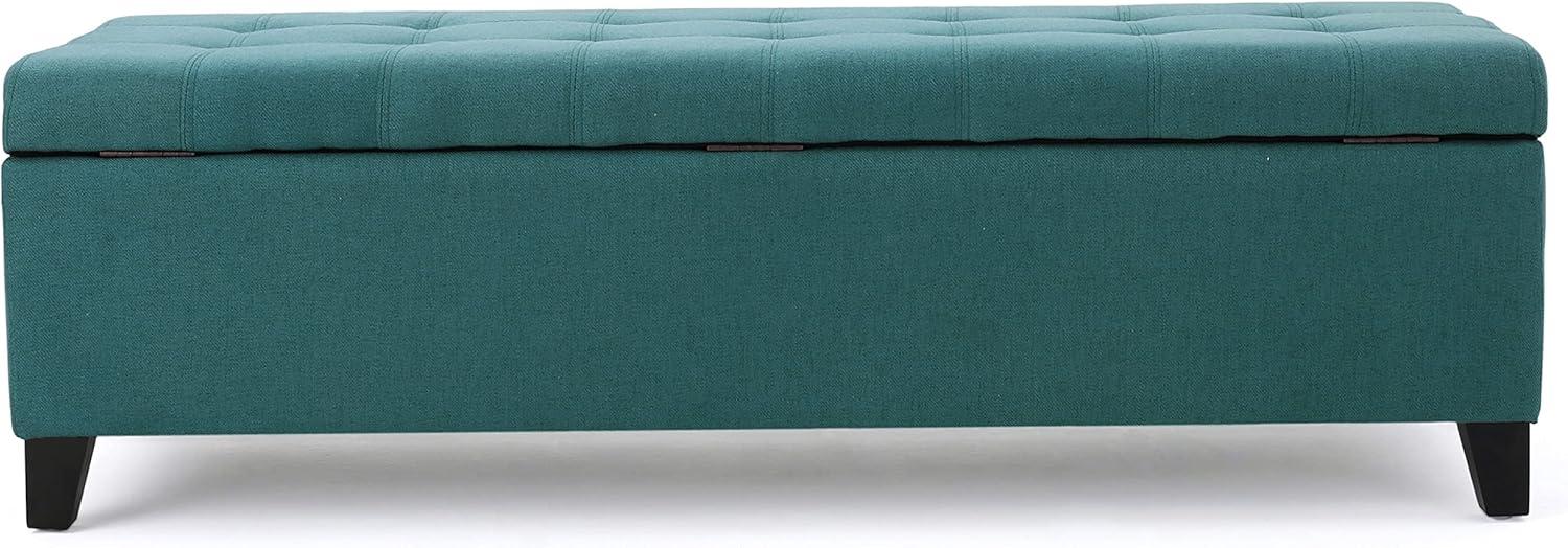 image:imageChristopher Knight Home Mission Fabric Storage Ottoman Dark Blue 1875 x 5050 x 1600 inchesDark Teal fabric
