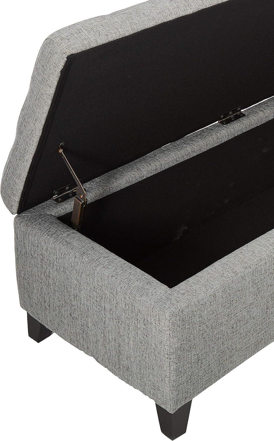 image:imageChristopher Knight Home Mission Fabric Storage Ottoman Dark Blue 1875 x 5050 x 1600 inchesGrey fabric