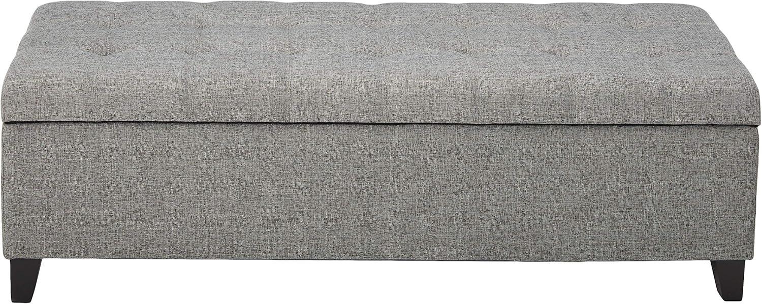 image:imageChristopher Knight Home Mission Fabric Storage Ottoman Dark Blue 1875 x 5050 x 1600 inchesGrey fabric