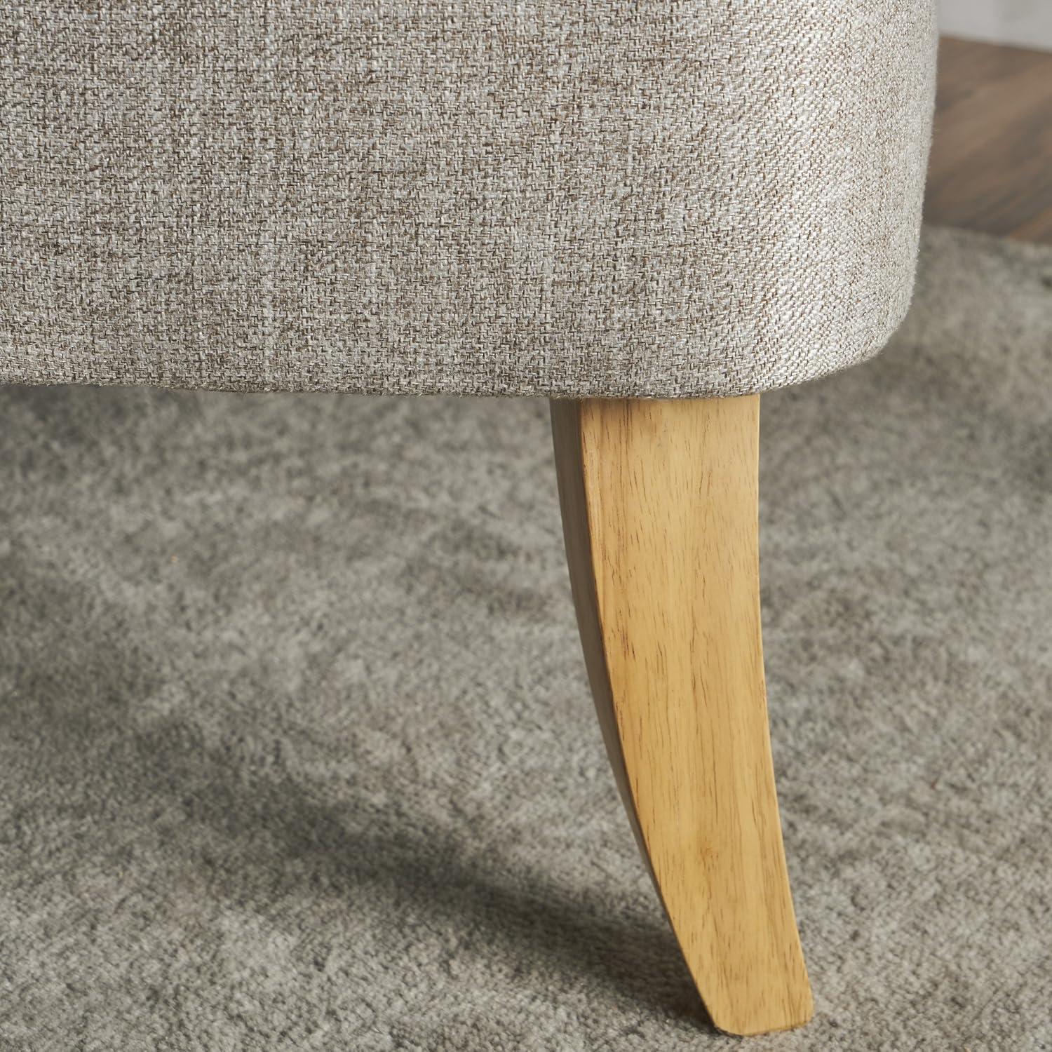 image:imageChristopher Knight Home Sheena MidCentury Modern Fabric Loveseat Beige NaturalBeige Natural