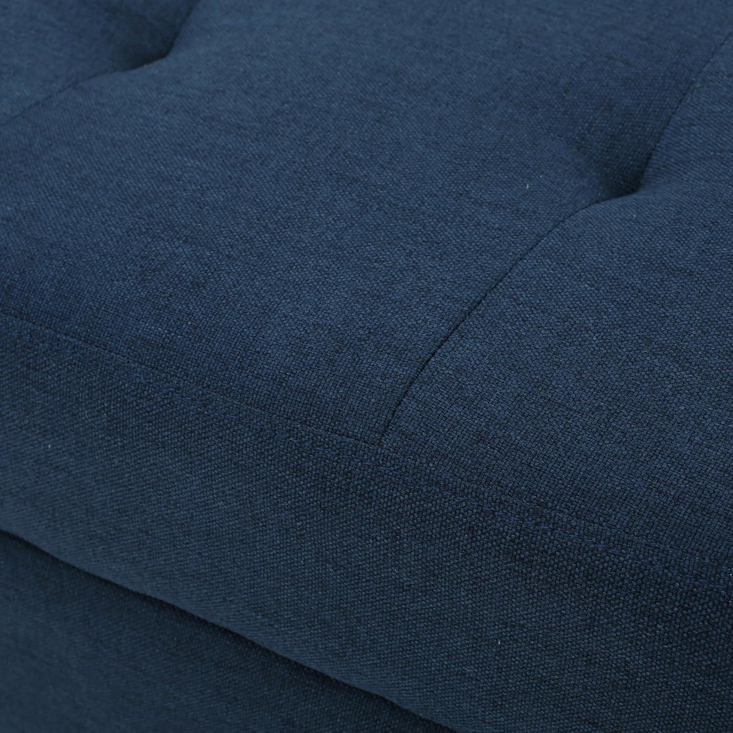 image:imageChristopher Knight Home Zahra Fabric Storage Ottoman Dark Blue
