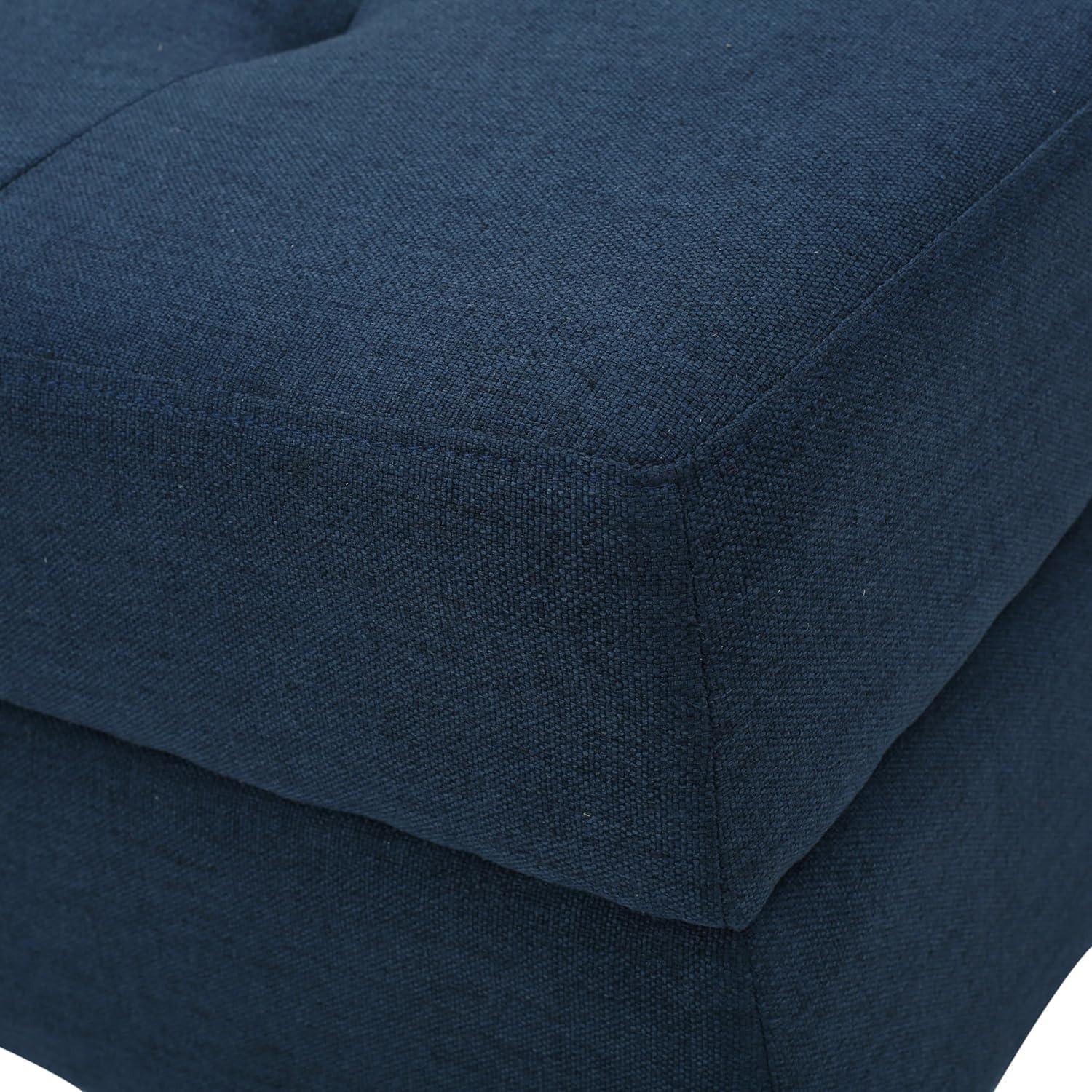 image:imageChristopher Knight Home Zahra Fabric Storage Ottoman Dark Blue